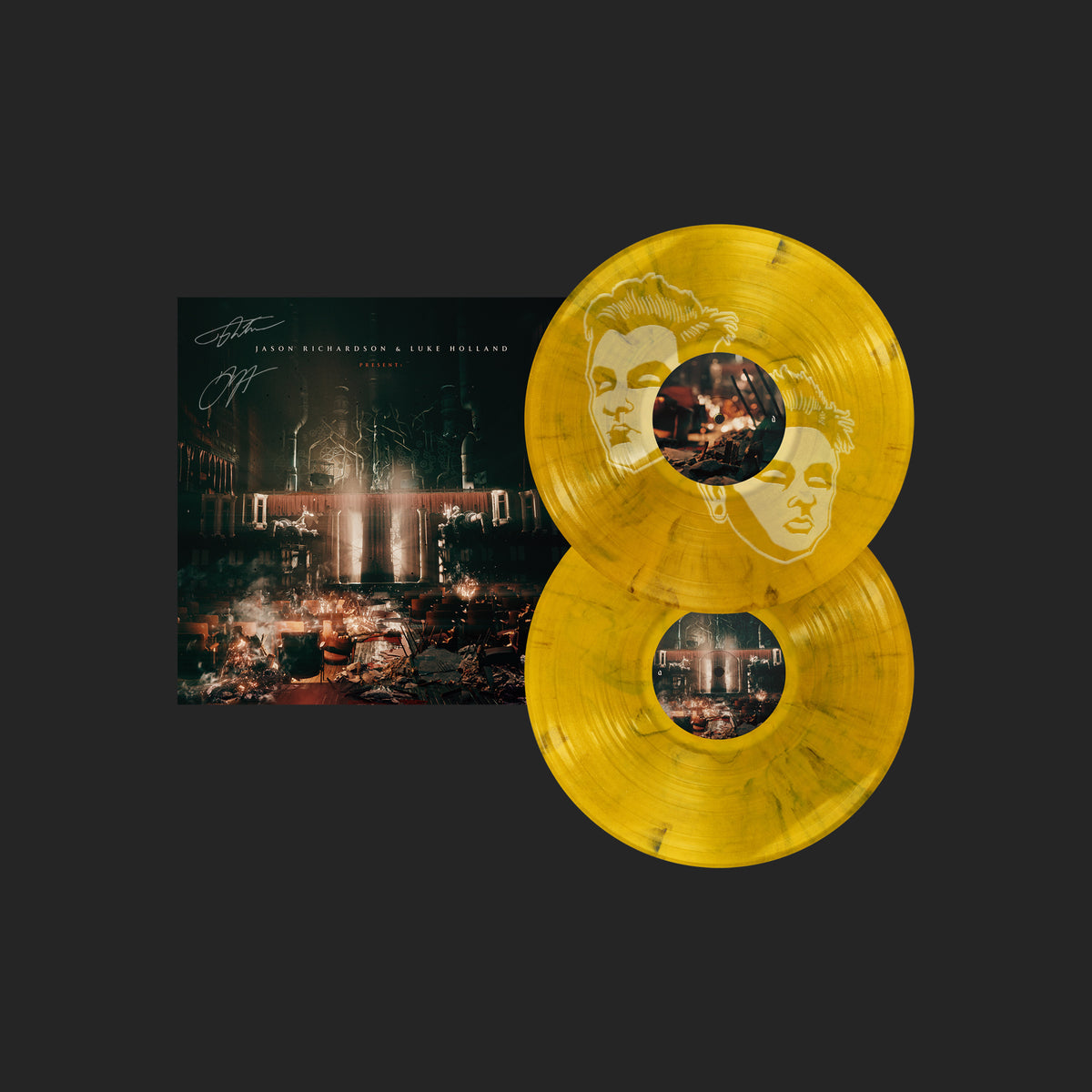JR & LH II: Autographed Yellow & Black Vinyl – Jason Richardson